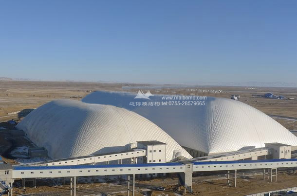 儲(chǔ)煤場(chǎng)充氣膜加蓋除塵