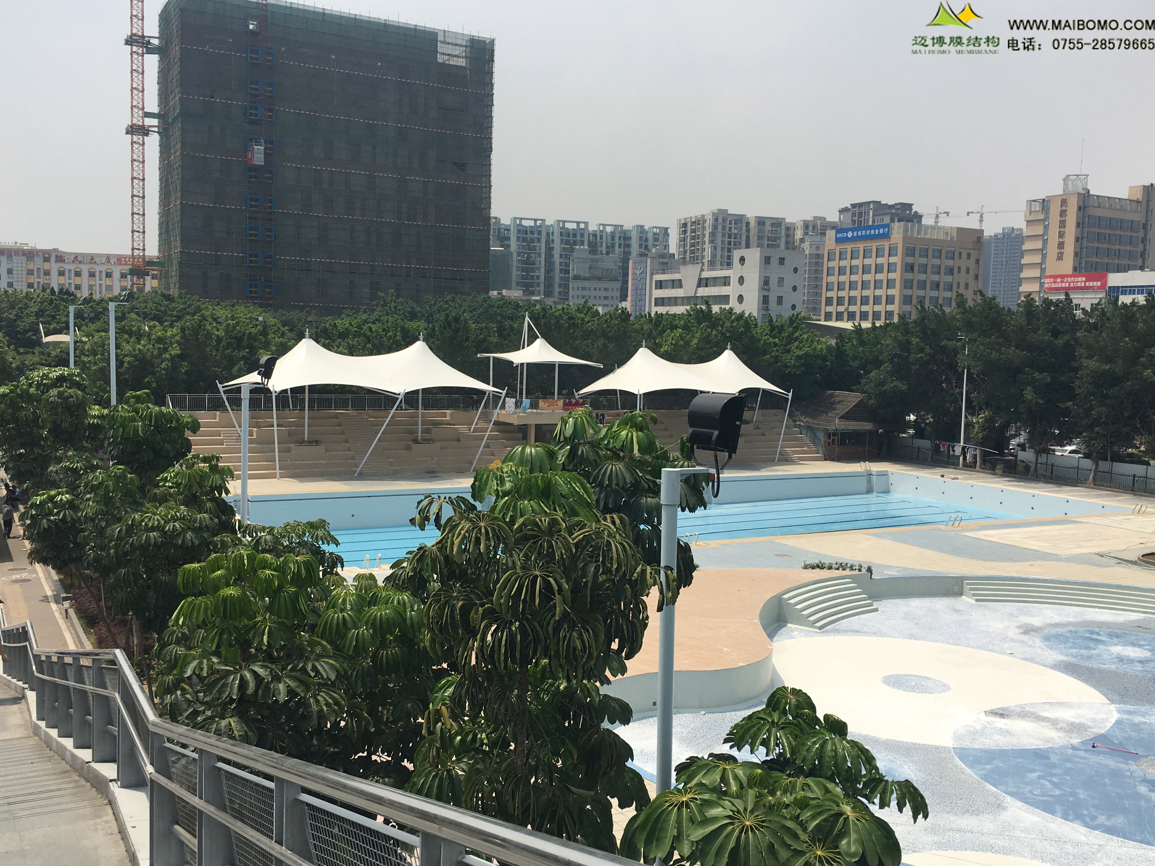 觀湖體育活動中心游泳場膜結(jié)構(gòu)工程