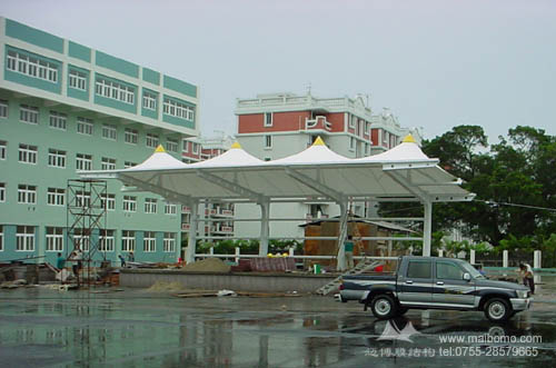 學(xué)校主席臺膜結(jié)構(gòu)項目