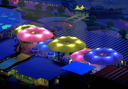 萬(wàn)達(dá)商業(yè)中步行街膜結(jié)構(gòu)