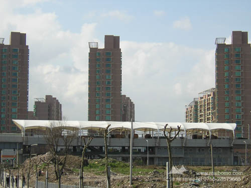 深圳軌道交通站臺(tái)膜結(jié)構(gòu)遮陽罩棚