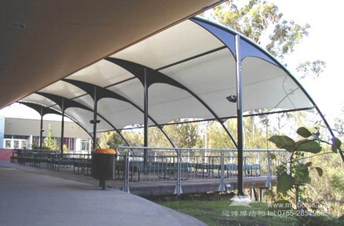 深圳咖啡廳遮陽(yáng)膜結(jié)構(gòu)