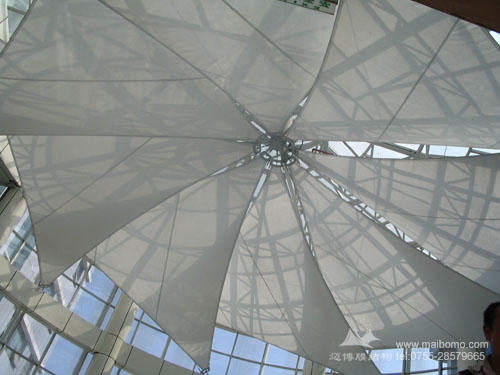 重慶移動(dòng)大廳室內(nèi)吊頂PTFE膜
